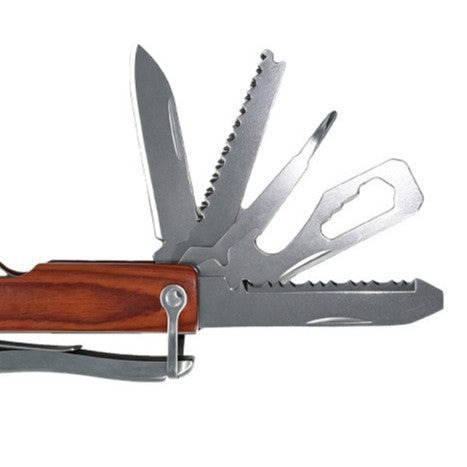 Rimefang Emergency Multi-Tool Hammer - Glass Breaker & Seatbelt Cutter, Folding Camping Axe with Knife, Saw & Bottle Opener